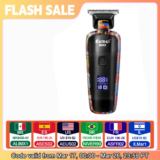 מכונת תספורת Kemei עם 6 ראשים